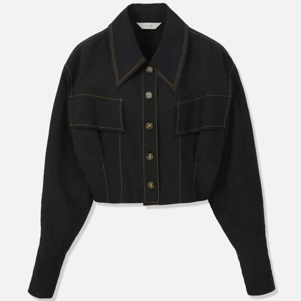 LVIR Linen Blend Crop Jacket